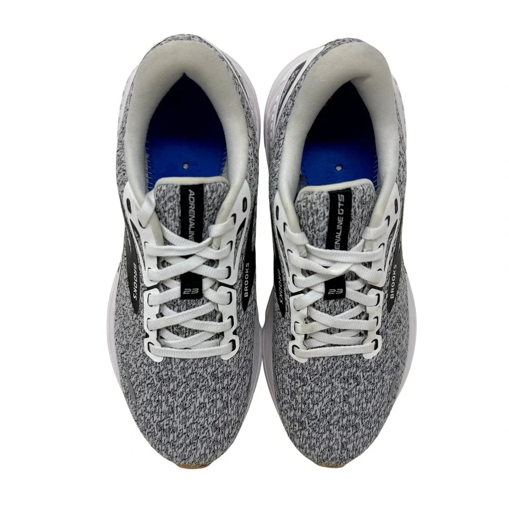 Brooks Adrenaline GTS 23 Womens Sz 9 Running Shoes Grey White Gum 1203811B112